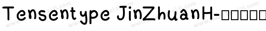 Tensentype JinZhuanH字体转换